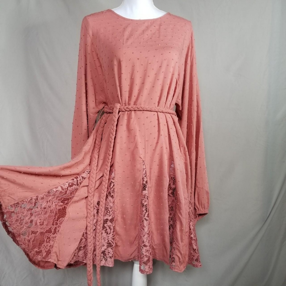Moon River Anthropologie Modest Cottagecore Dress sz Large